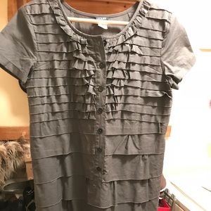Jcrew ruffle dress